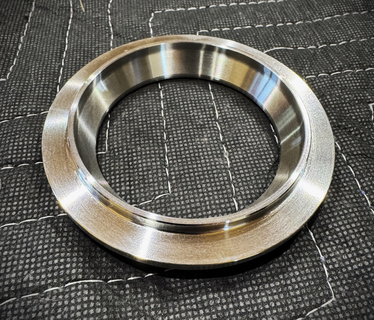 Can Am X3 Turbo Outlet V-Band Flange - 304 Stainless Steel