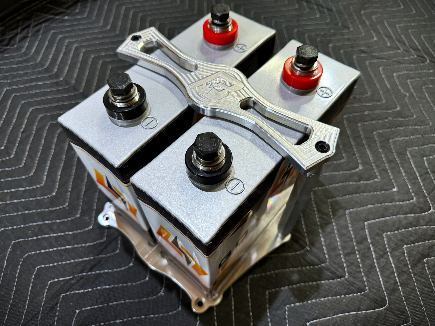 Billet Battery Mounting Box For GO Lithium Batteries