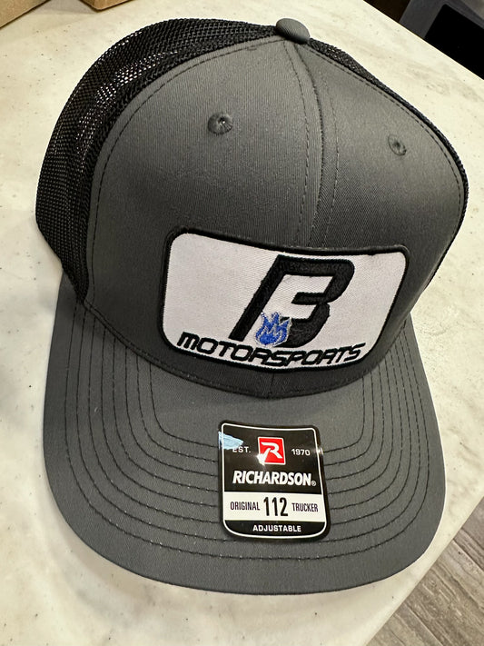 Blue Fire Motorsports Hat - Grey Richardson 112