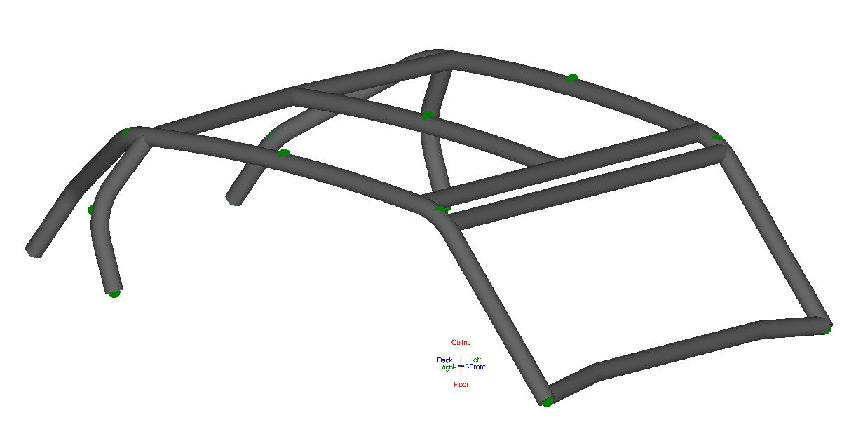 RZR XP1000/Turbo XP/Turbo S DIY Roll Cage Kit